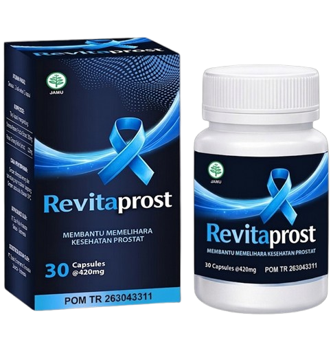 Botol Revitaprost Advanced Prostate Formula - 30 kapsul, diproduksi di Indonesia